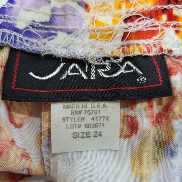 Sara long multi-coler skirt - Picture 2 of 3